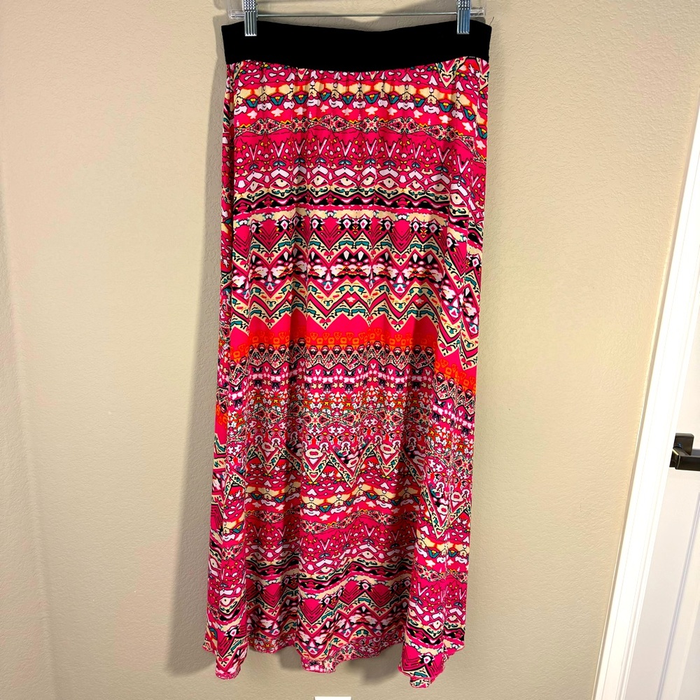 LuLaRoe Lucy Boho style full maxi skirt
